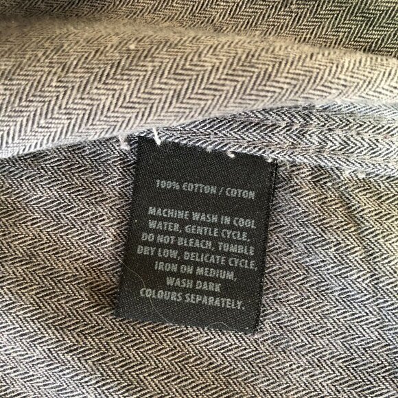 Kenneth Cole Unlisted Grey Long Sleeve Button Down Shirt Size XL - Picture 5 of 11